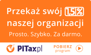 Przekaż 1% naszej organizacji